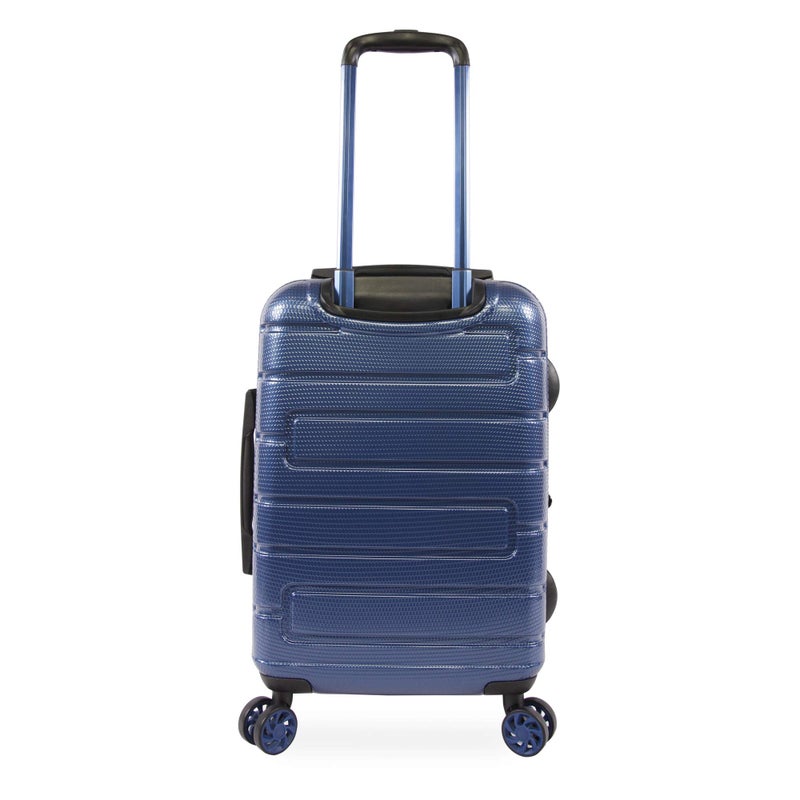 Original Penguin Crimson 21" Hardside Carry-on Spinner Luggage,Telescoping Handles, Metallic Blue, One Size - Image 3